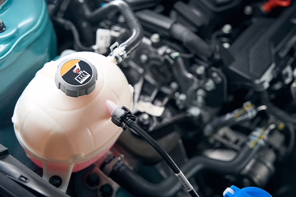 Car coolant reservoir