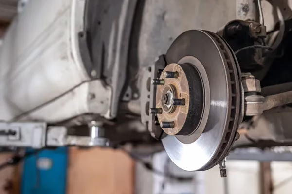braking system up close 